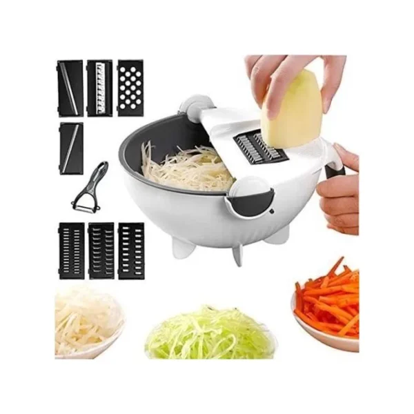 WET BASKET VEGETABLE SLICER/CHOPPER